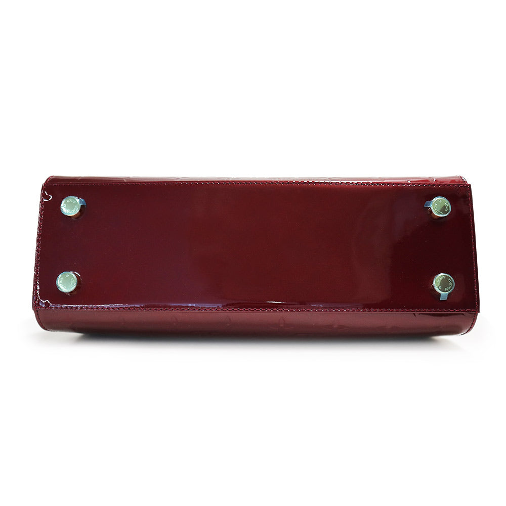 Louis Vuitton Blair MM Shoulder Bag Vernis Leather Rouge Fauvist Red