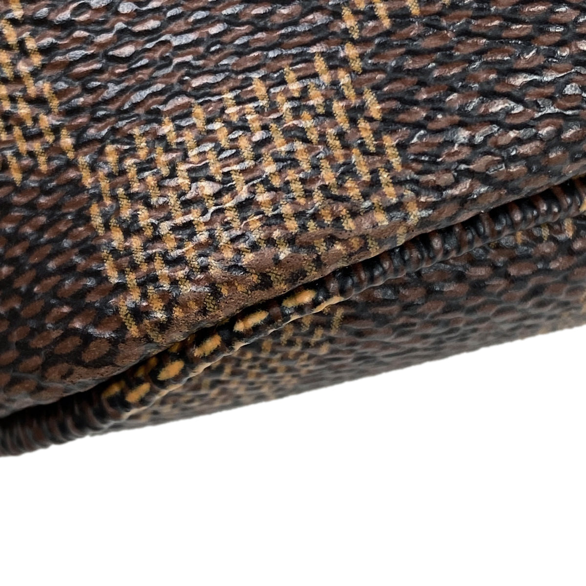 Louis Vuitton Neverfull PM Handbag Shopping Tote Bag Damier Brown