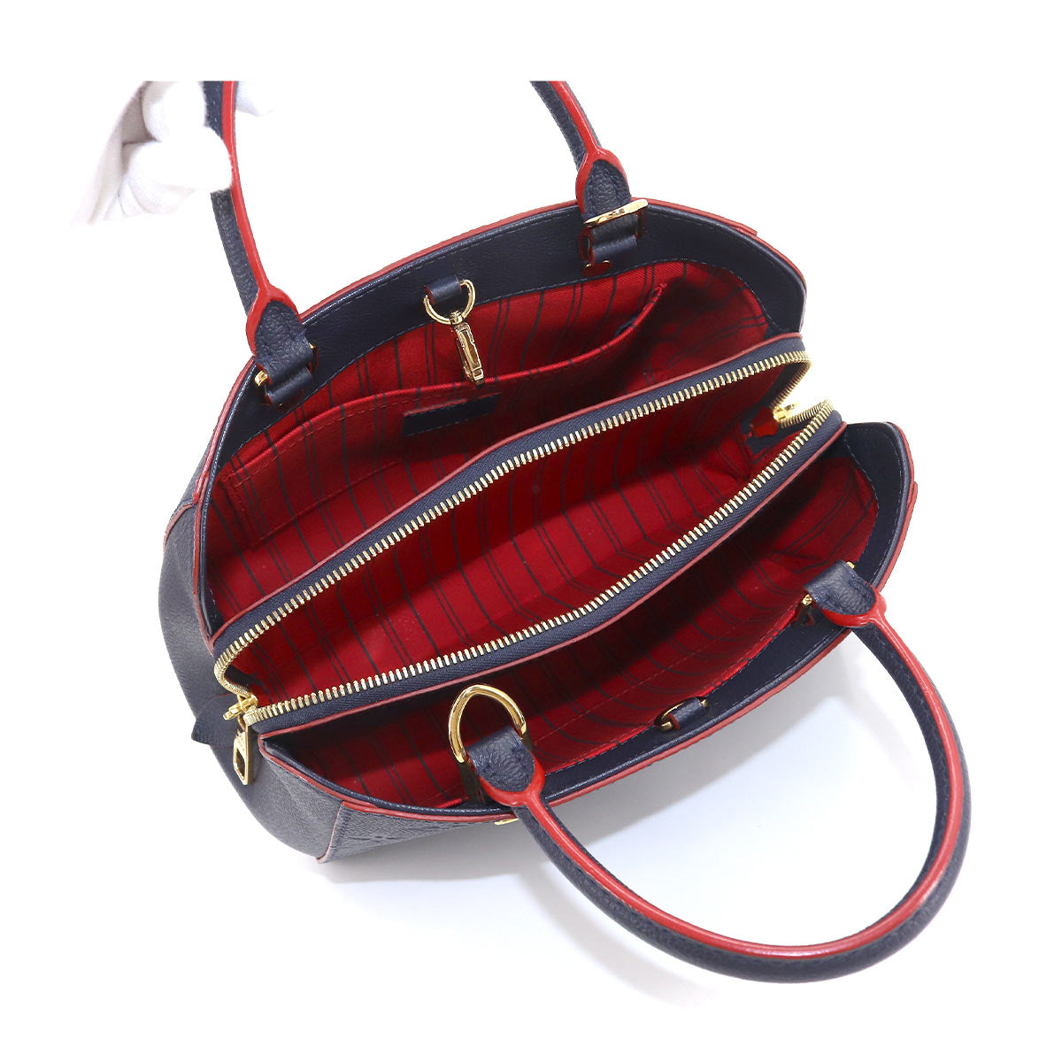 Louis Vuitton Emplant Montaigne BB Shoulder Bag Marine Rouge
