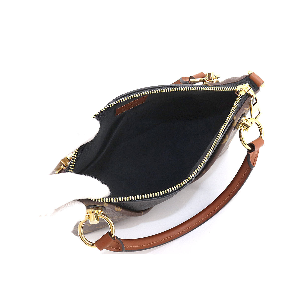 Louis Vuitton Monogram V Tote BB Shoulder Bag Leather Noir