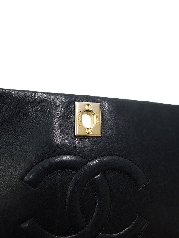 Chanel Matelasse Chain Shoulder Bag Black