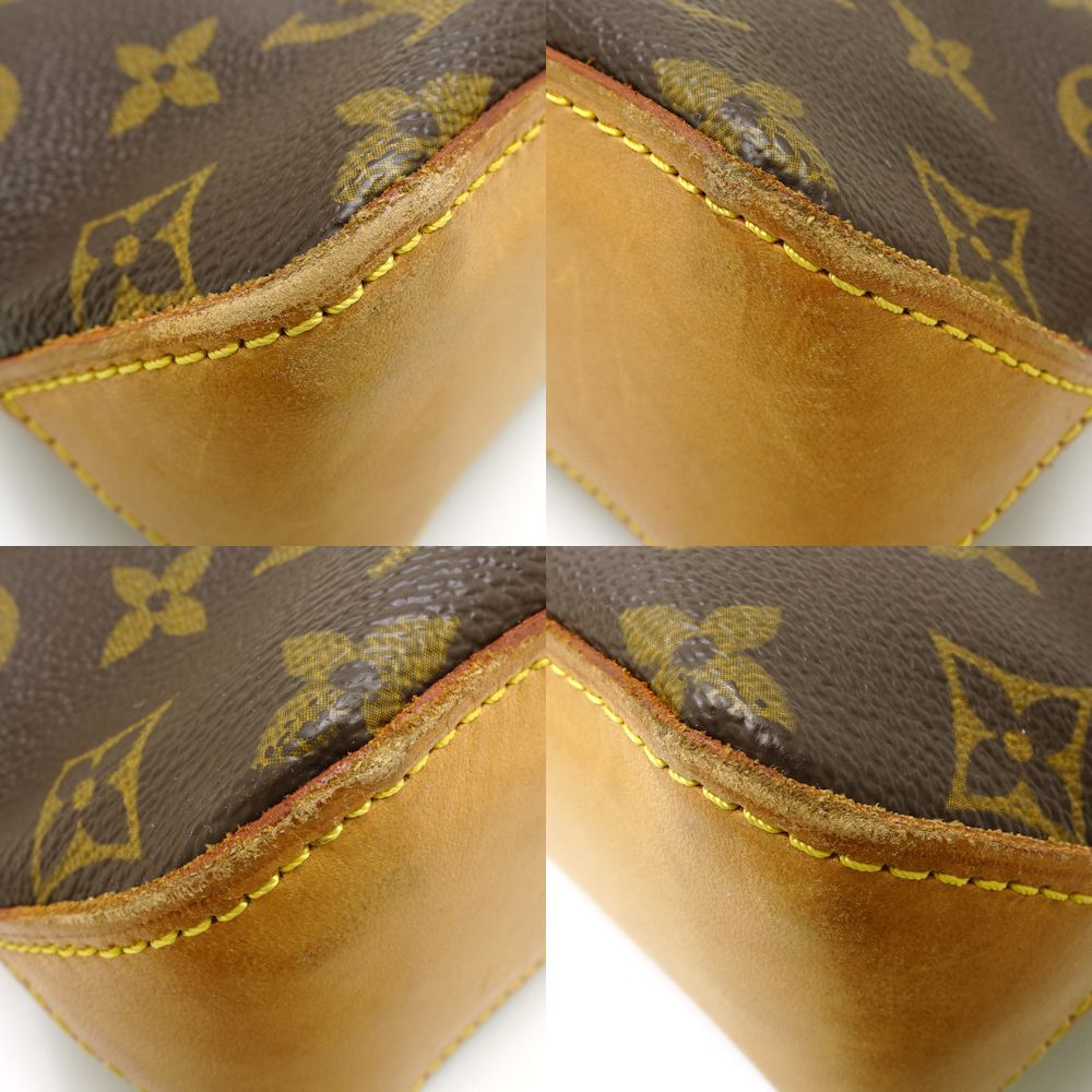 Louis Vuitton Monogram Trotteur Shoulder Bag Brown