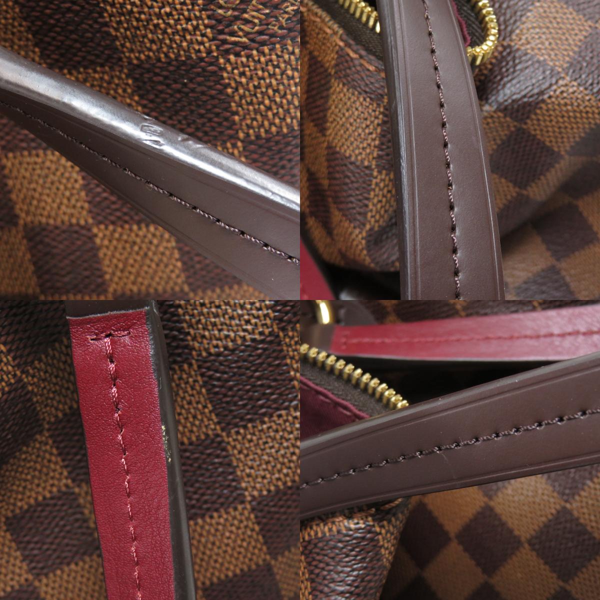 Louis Vuitton Limington Damier Ebene Tote Bag Damier Canvas