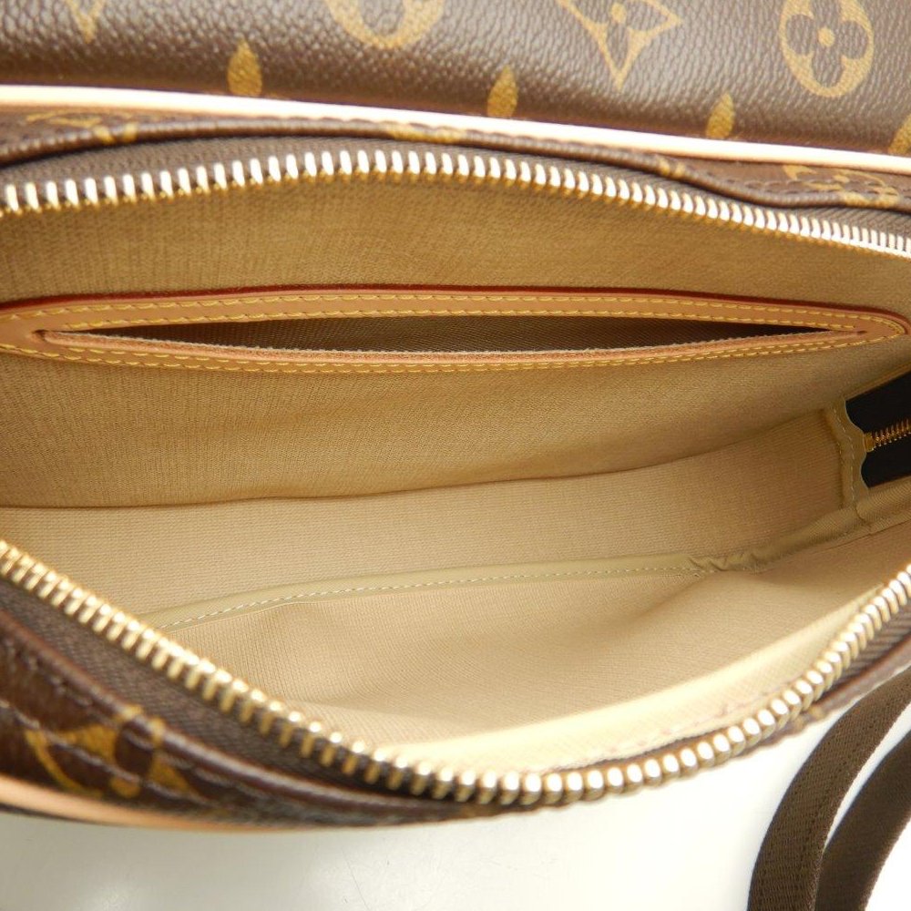 Louis Vuitton Monogram Reporter PM Brown Diagonal Shoulder