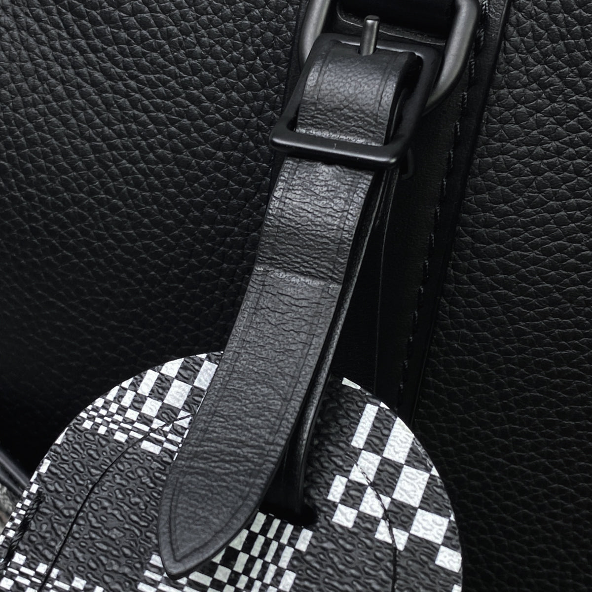 Louis Vuitton City Keepall Damier Distorted Shoulder Bag Leather Noir Black