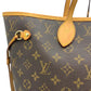 Louis Vuitton Neverfull MM Monogram Tote Bag Shoulder Bag Brown Gold Hardware