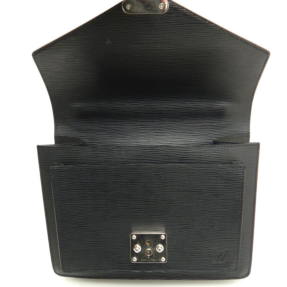 Louis Vuitton Epi Monceau Noir Handbag Black