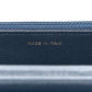Chanel Caviar Quilted Wallet On Chain WOC Blue