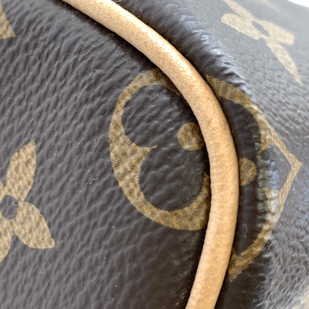 Louis Vuitton Nano Speedy Monogram Brown Shoulder Bag