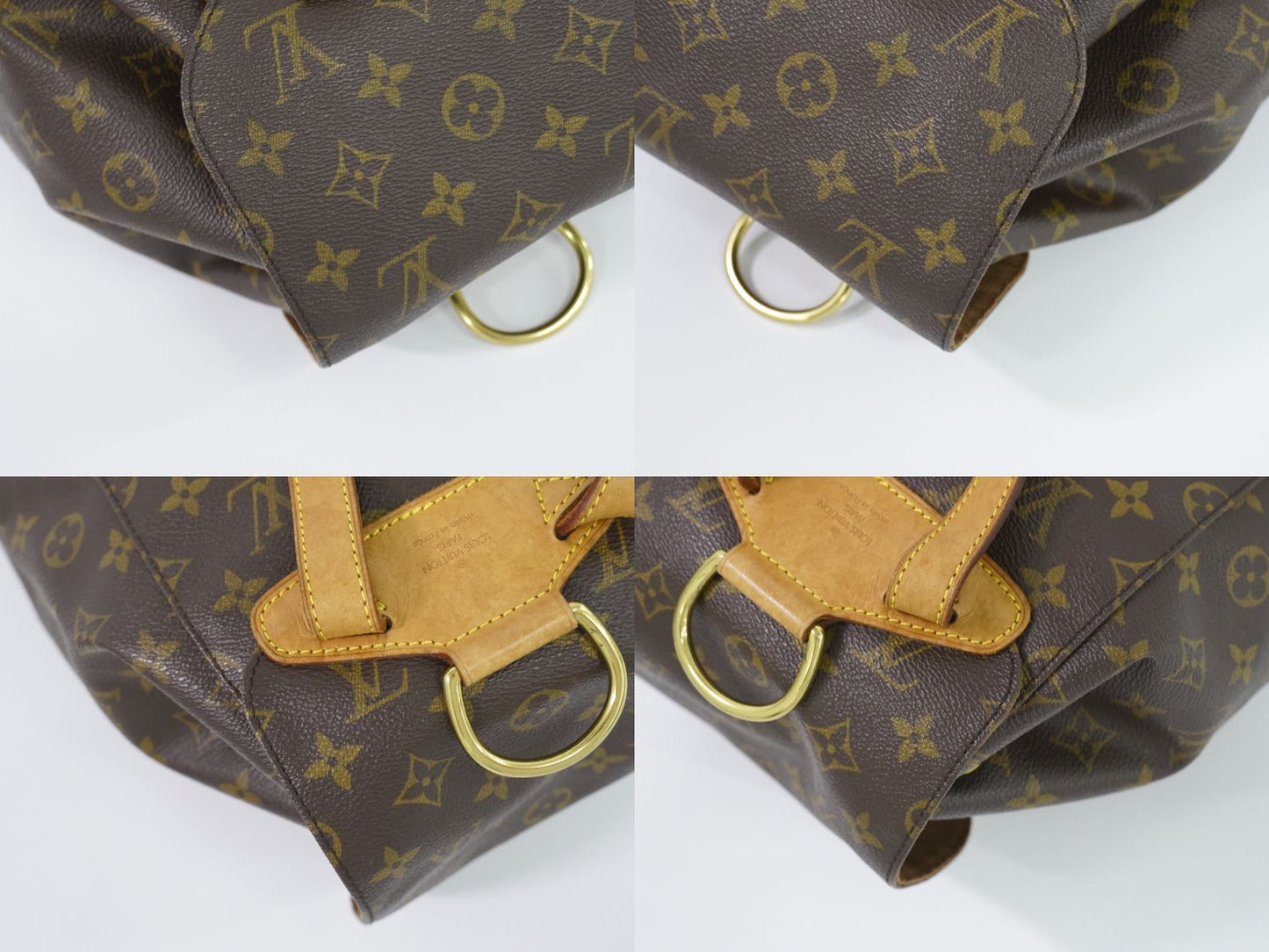 Louis Vuitton Montsouris MM Rucksack Backpack Monogram Brown