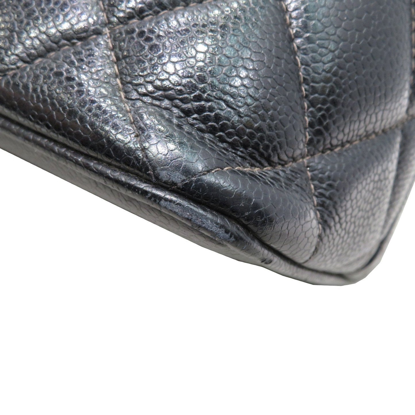 Chanel Tote Bag Black Caviar Skin