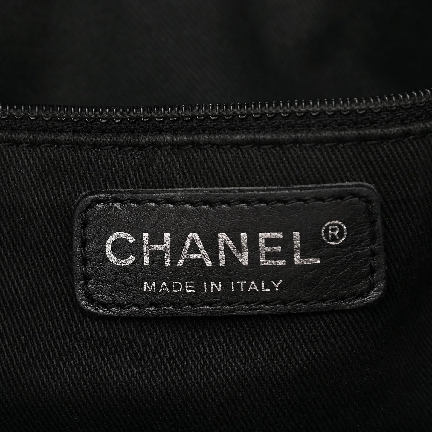 Aged Calfskin CC Tote Black