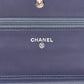 Lambskin Quilted Wallet On Chain WOC Lavender