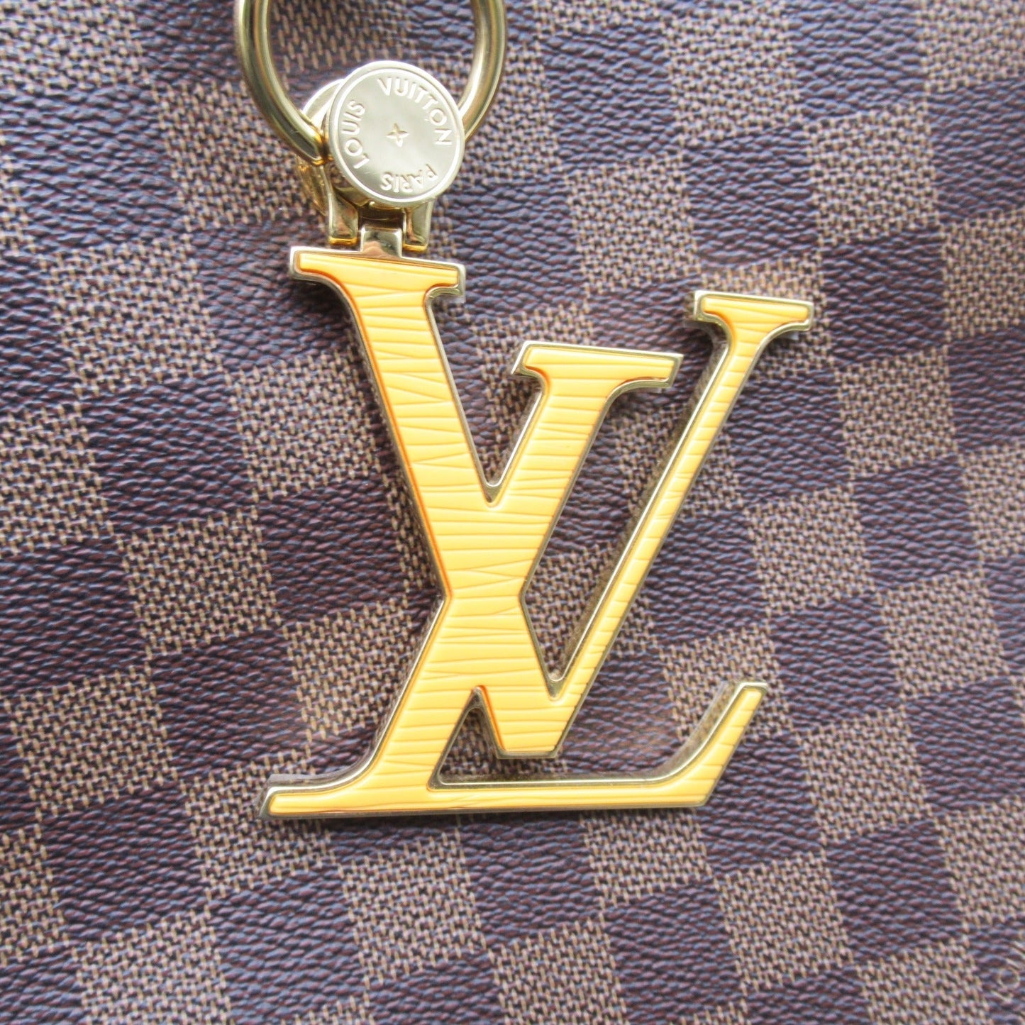 Louis Vuitton Riverside Tote Bag Leather Damier