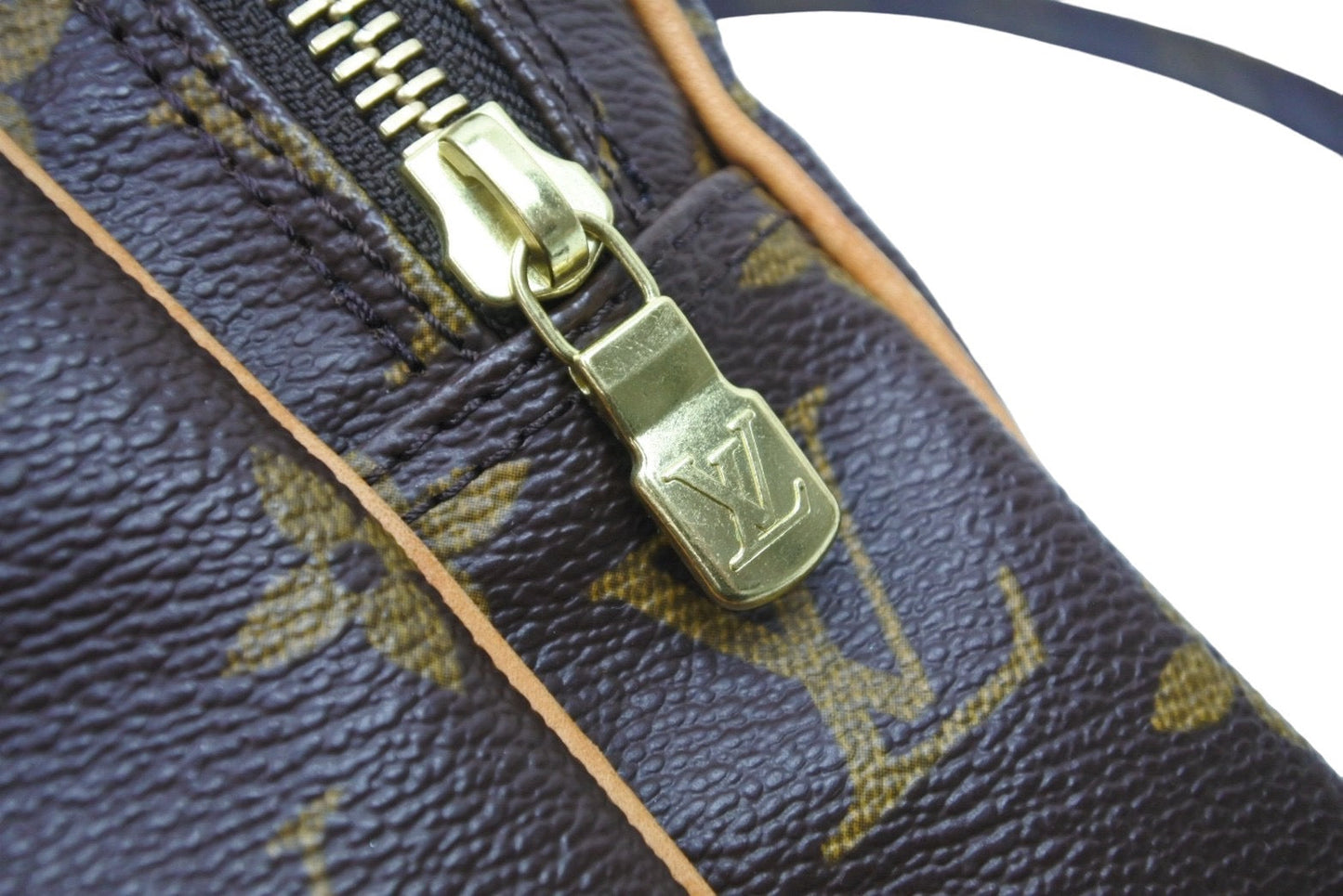 Louis Vuitton Shoulder Bag Amazon Pochette PVC Leather Brown