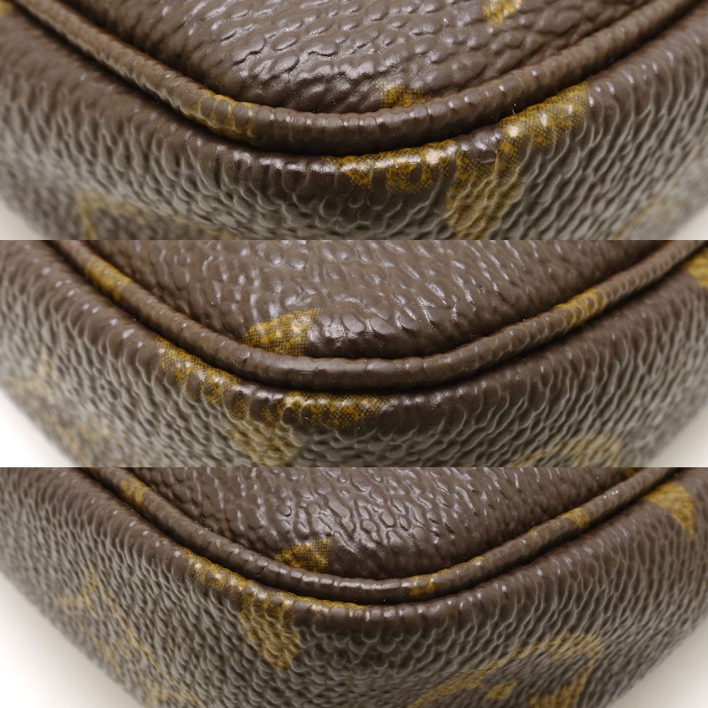 Louis Vuitton Monogram Pochette Accessoire Brown Accessory Pouch