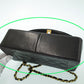 Chanel Lambskin Diana Chain Shoulder Bag Black