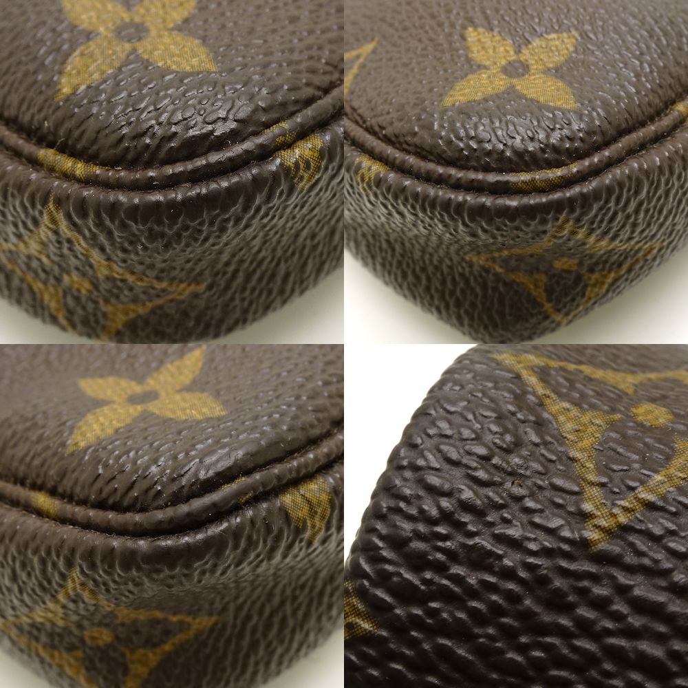Louis Vuitton Monogram Mini Pochette Accessoire Brown