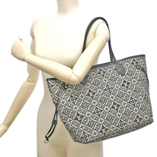 Louis Vuitton Monogram Neverfull MM Tote Bag Pouch Jacquard
