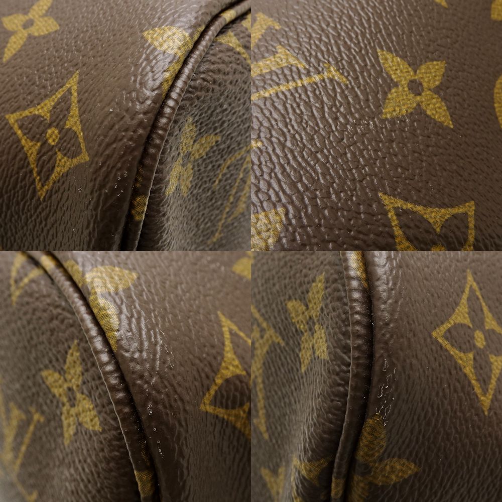 Louis Vuitton Monogram Neverfull MM Brown Beige Tote Bag