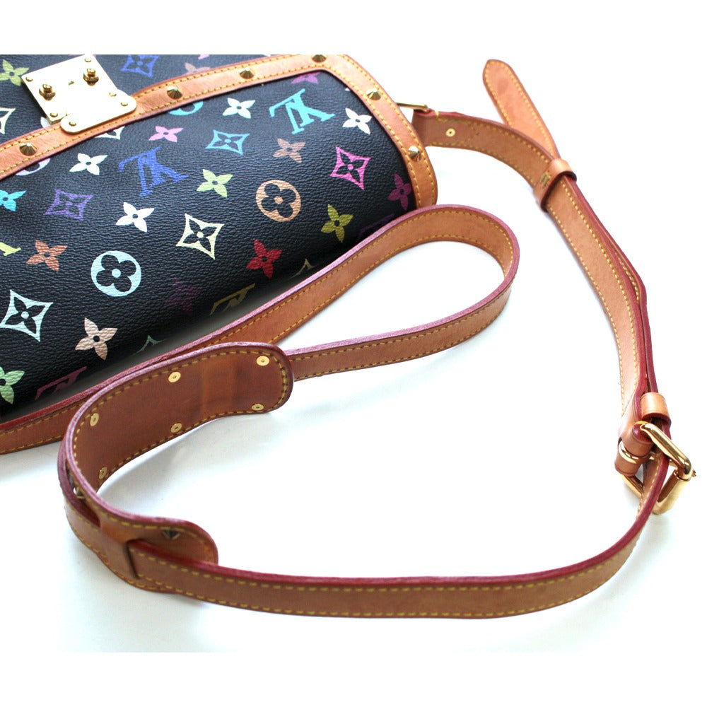 Louis Vuitton Sologne Studs Monogram Body Bag Multicolor