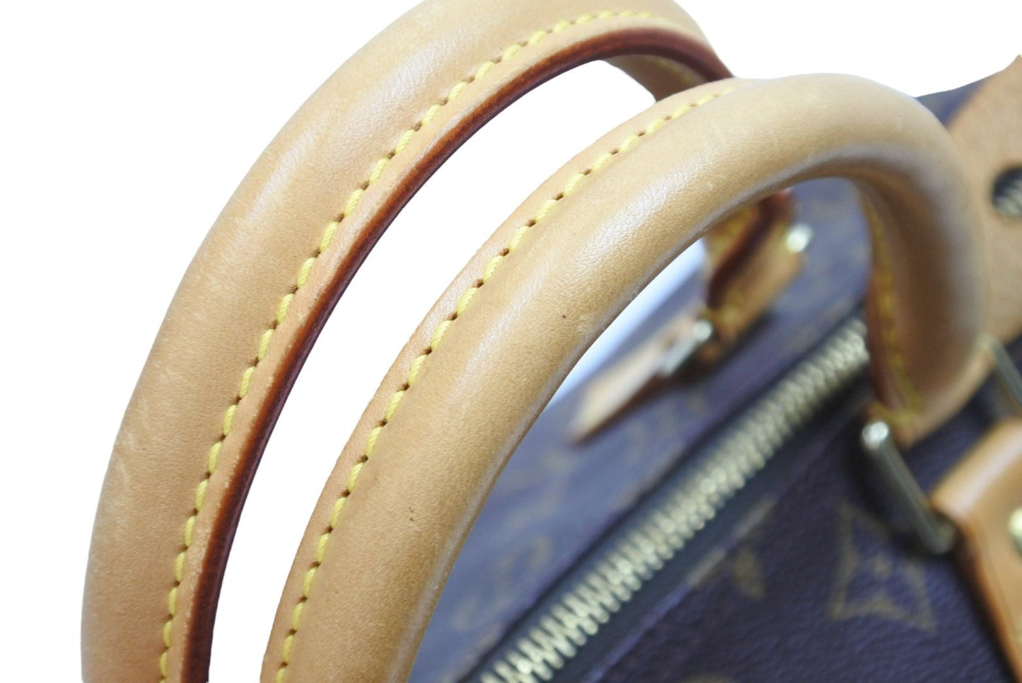 Louis Vuitton Speedy 30 monogram PVC leather gold