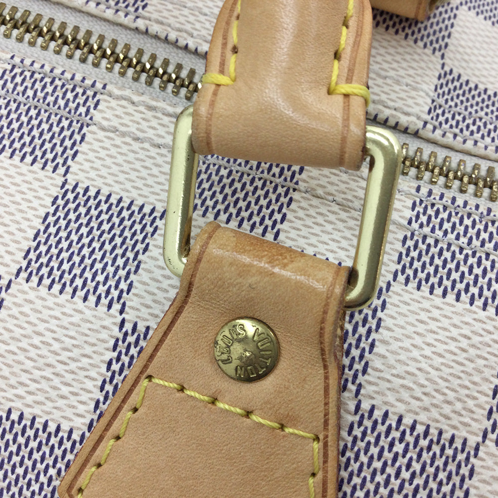 Louis Vuitton Speedy 30 Damier Azur Handbag