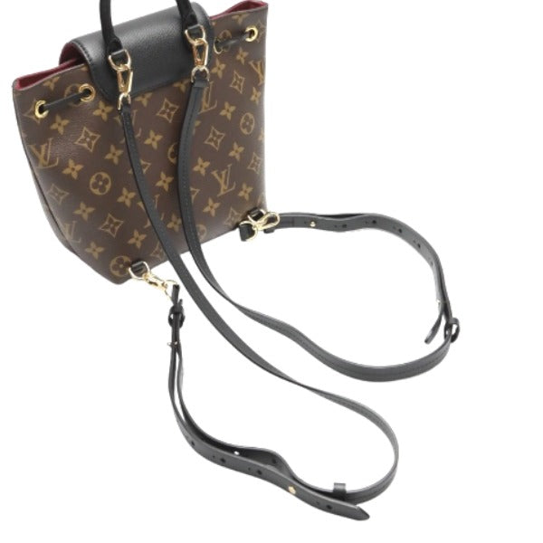 Louis Vuitton Backpack Daypack Monogram Canvas Brown