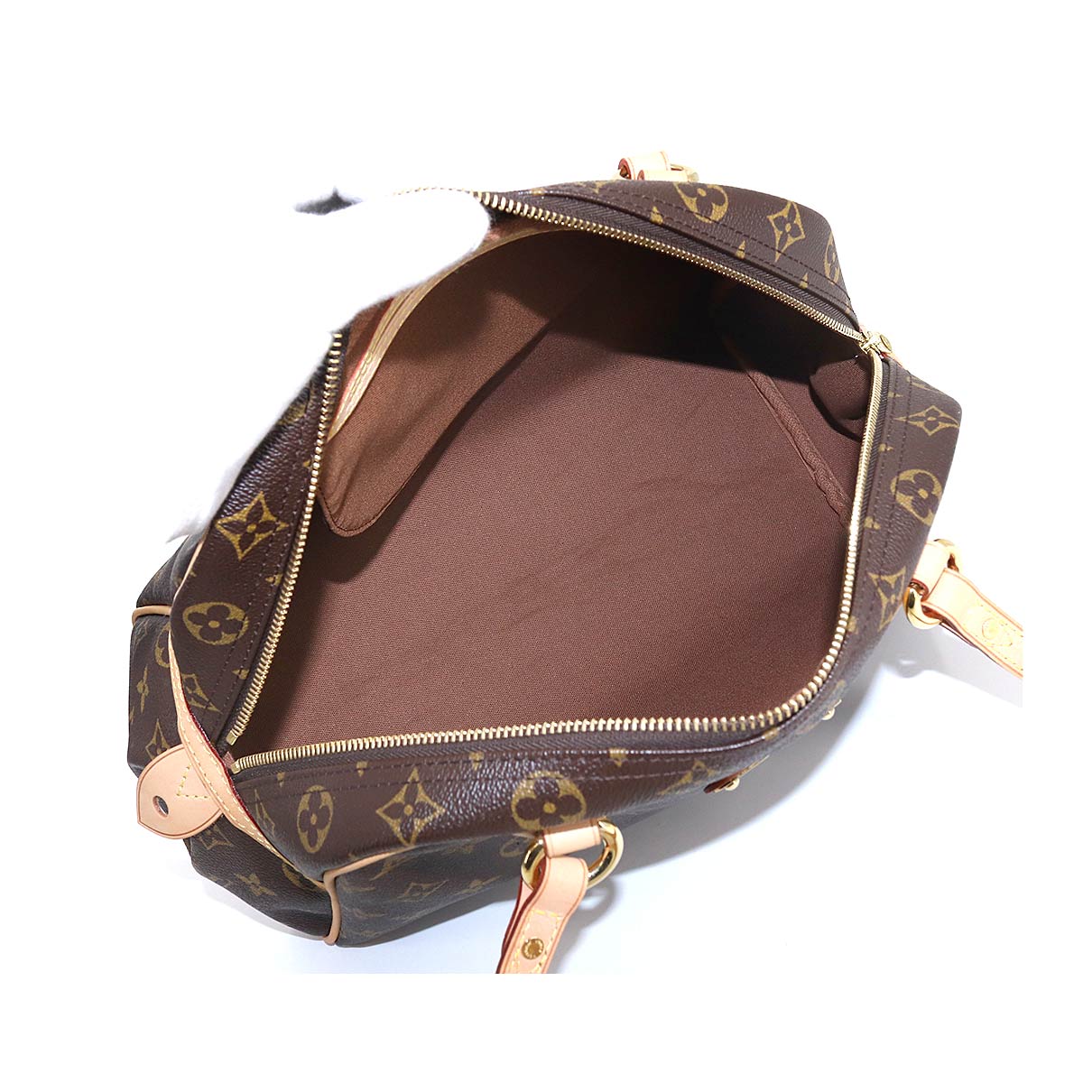 Louis Vuitton Monogram Montorgueil PM Hand Bag Brown