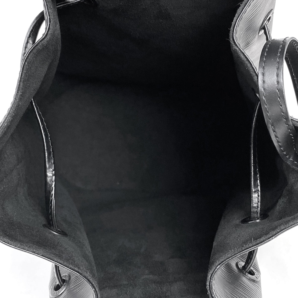 Louis Vuitton Sack Ad Epi Noir Drawstring Shoulder Bag