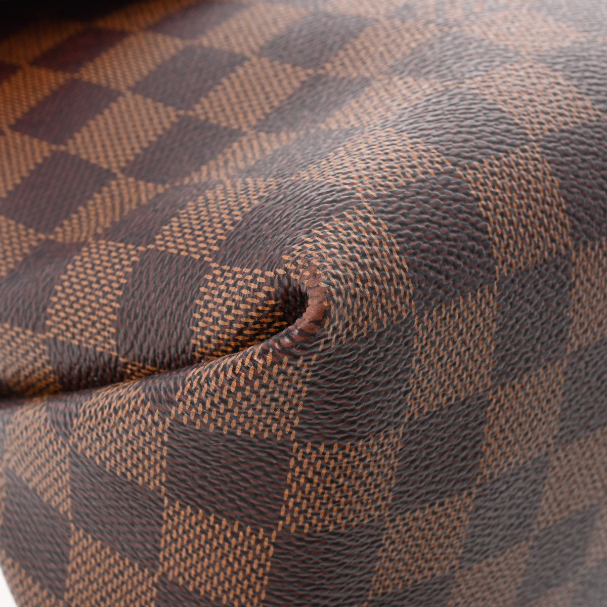 Louis Vuitton Damier Bobour MM Scarlet Damier Canvas 2way Bag A Rank