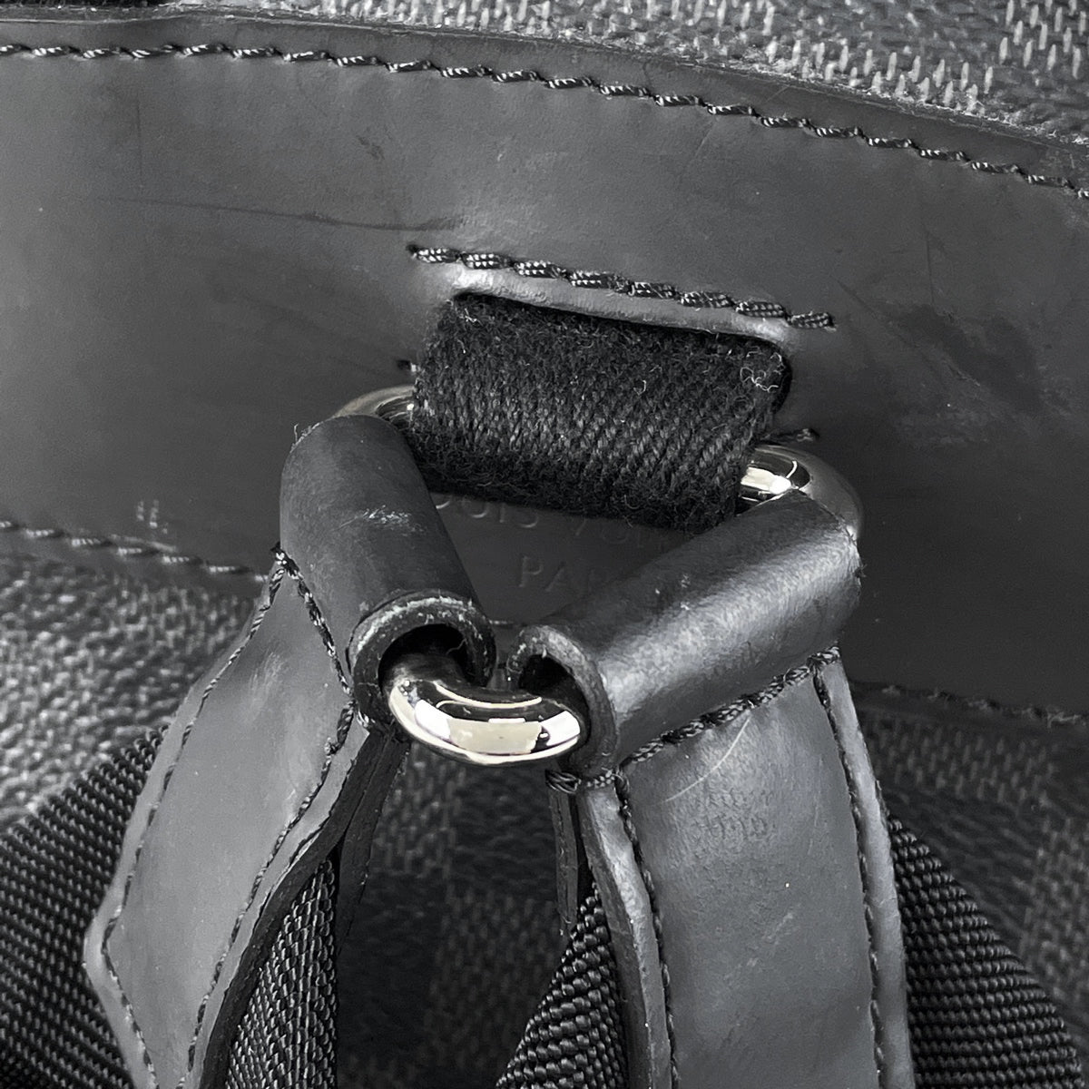 Louis Vuitton Josh Backpack Daypack Rucksack Damier Graphite Black