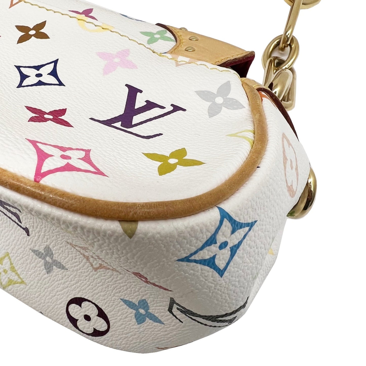 Louis Vuitton Marilyn Shoulder Multicolor Takashi Murakami White