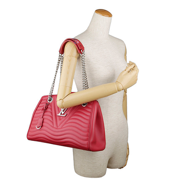 Louis Vuitton Handbag Smooth Calf Leather Rouge Ecarlate