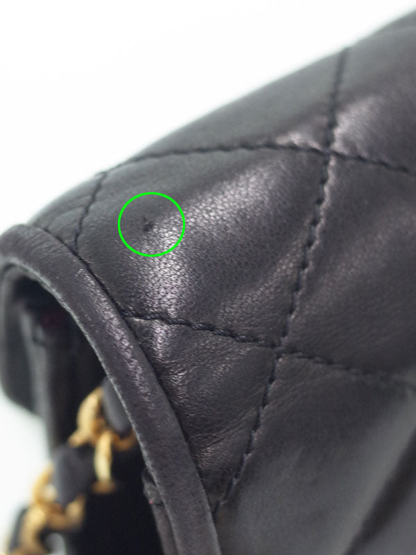 Chanel Matelasse Chain Shoulder Bag Black