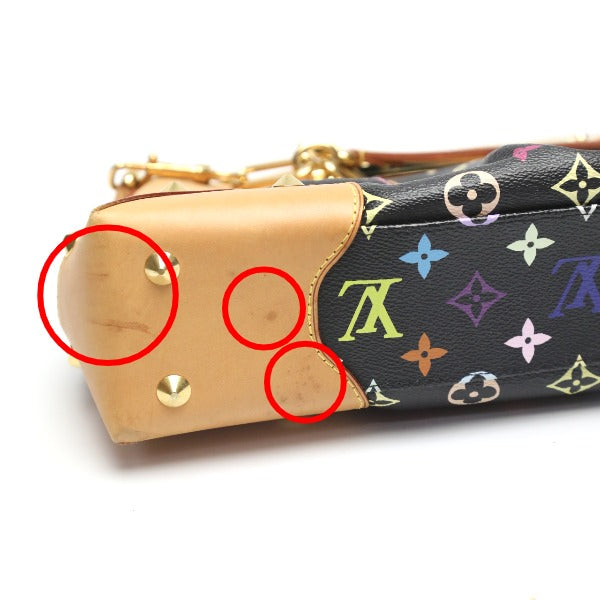 Louis Vuitton Judy Black Handbag Monogram Multicolor