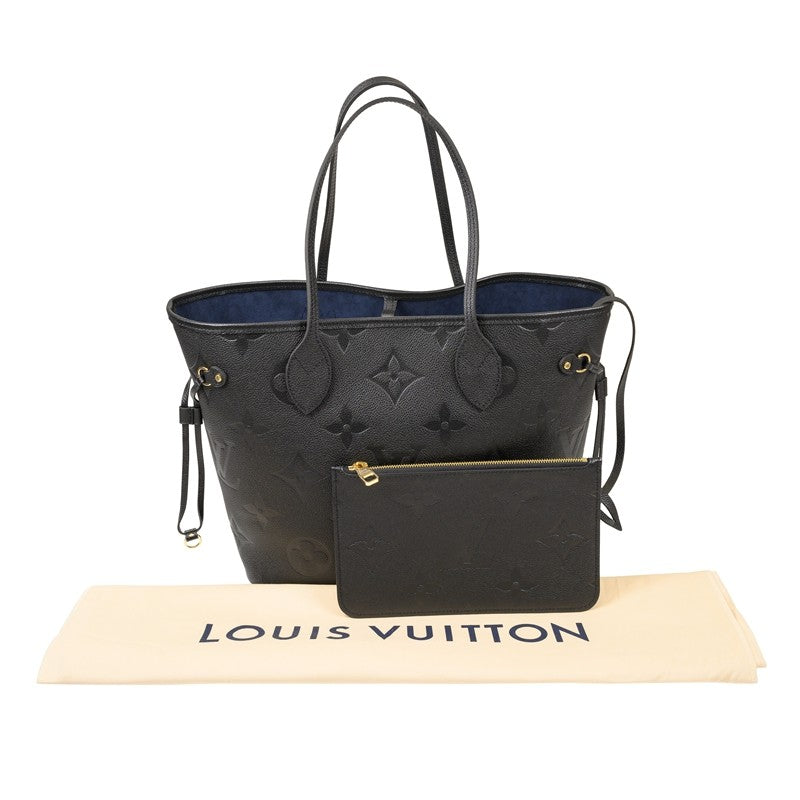 Louis Vuitton Neverfull MM Monogram Implant Noir