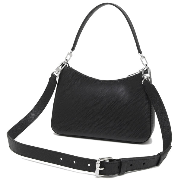 Louis Vuitton Marelle Epi Leather Shoulder Bag Black