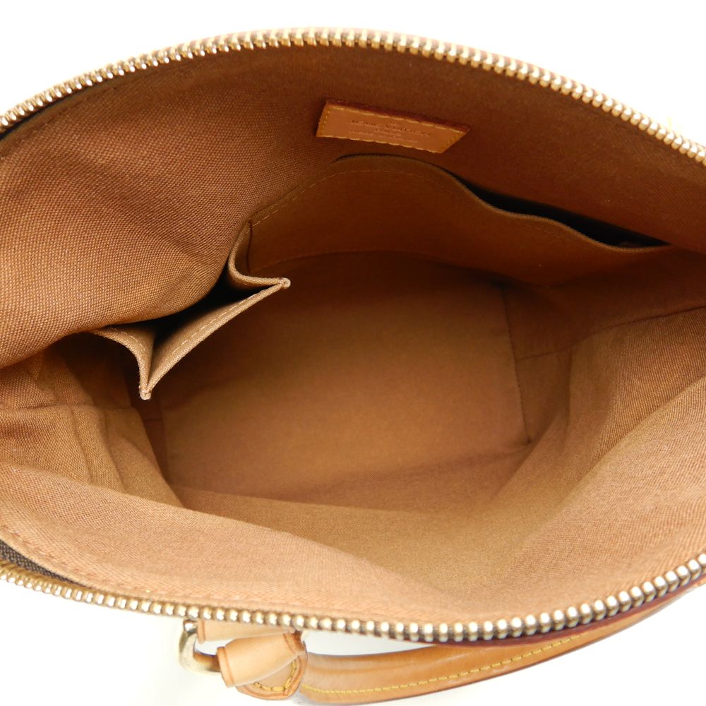 Louis Vuitton Monogram Lockit Brown Handbag