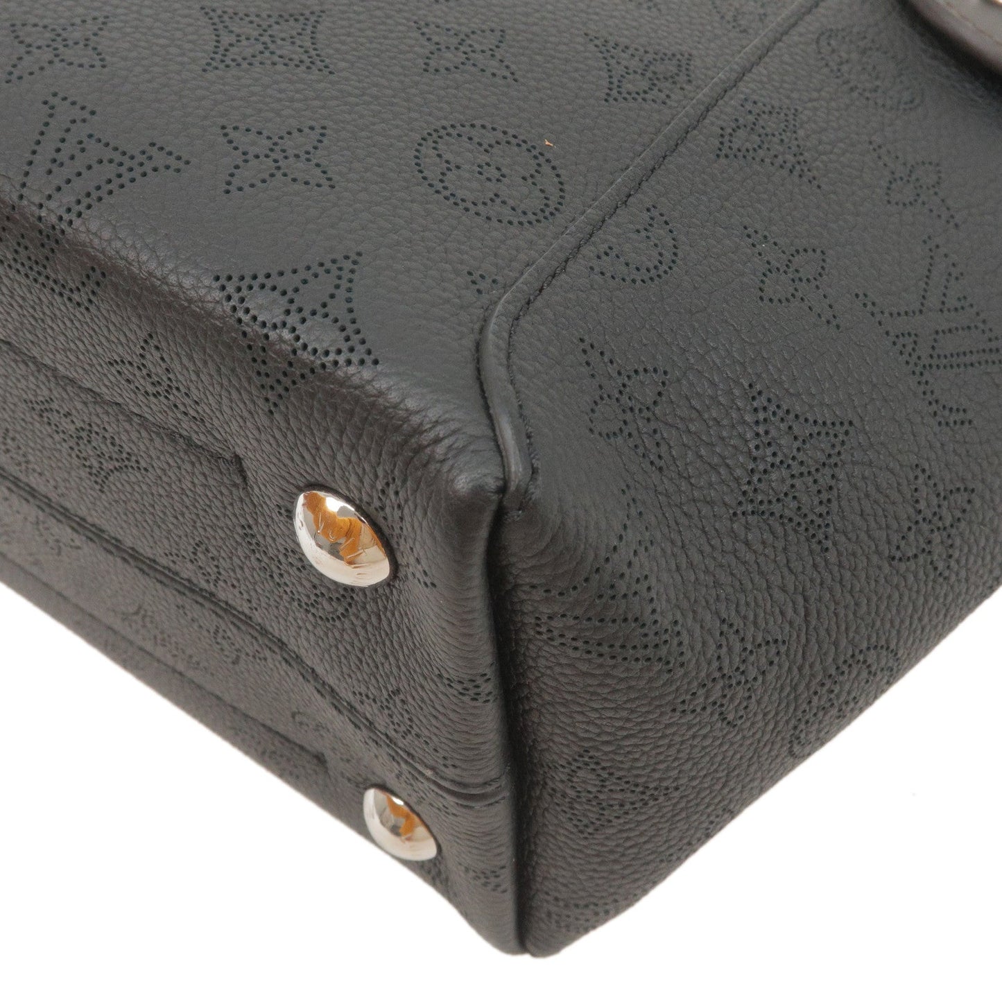 Louis Vuitton Mahina Leather Hina PM Bag Shoulder Bag Noir