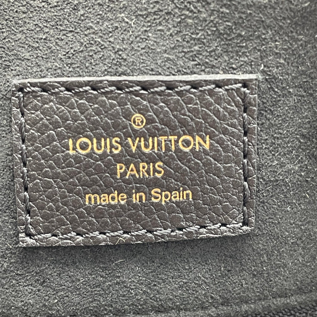 Louis Vuitton Petit Palais PM Handbag Amplant Black