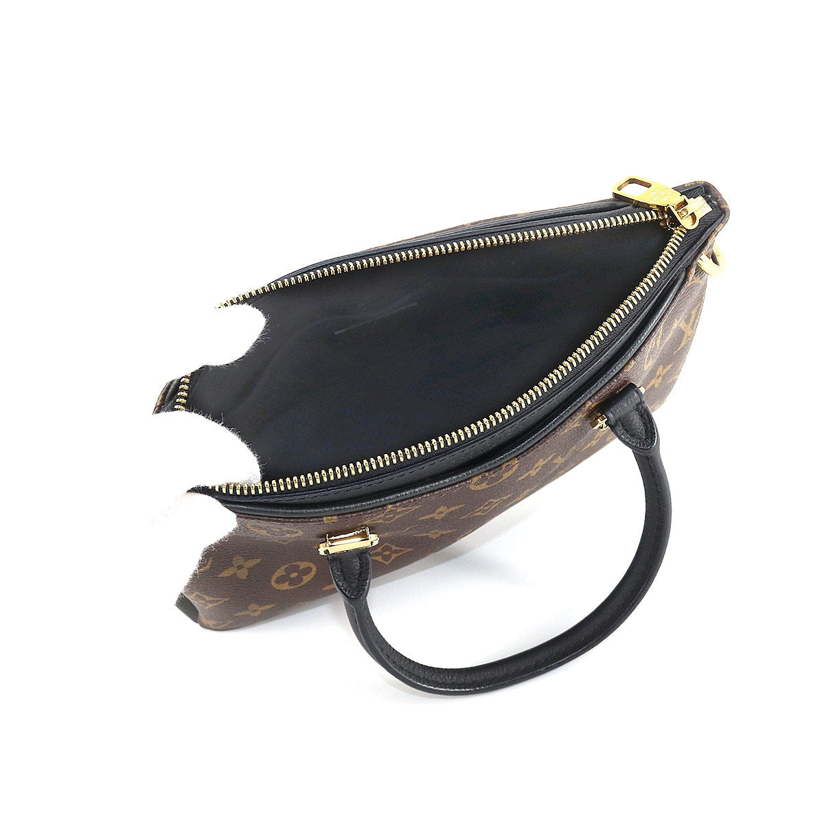 Louis Vuitton Monogram Pallas BB 2 Way Hand Shoulder Bag Brown