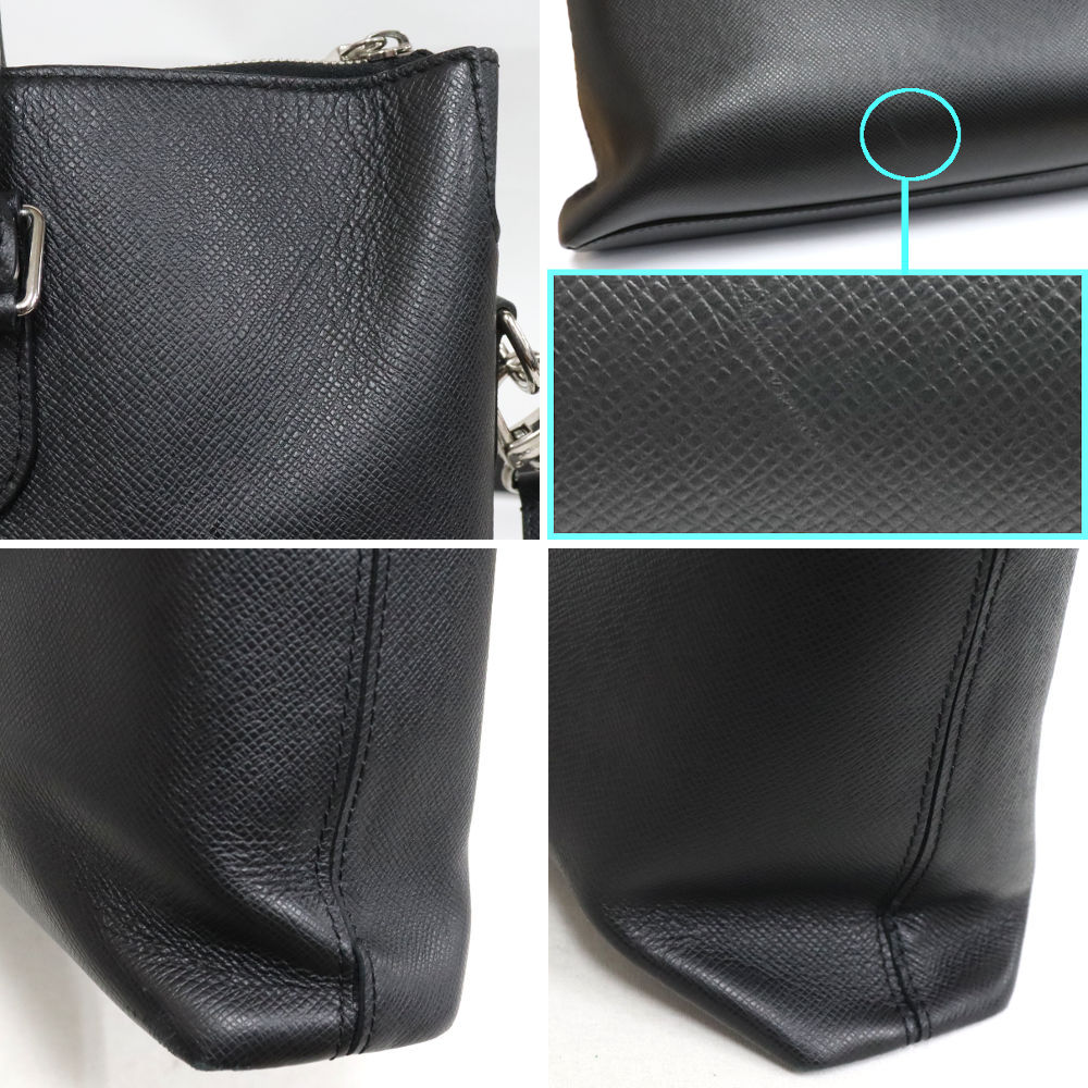 Louis Vuitton Anton Briefcase Taiga Noir