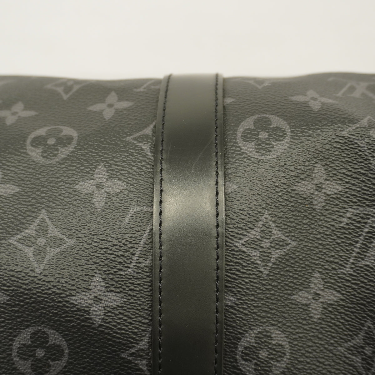 Louis Vuitton Boston Bag Monogram Eclipse Keepall Bandouliere 55
