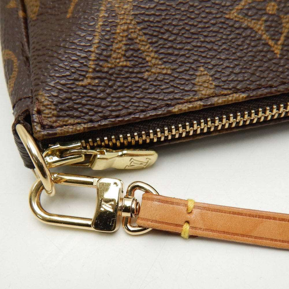 Louis Vuitton Monogram Pochette Accessoire Brown Accessory Pouch