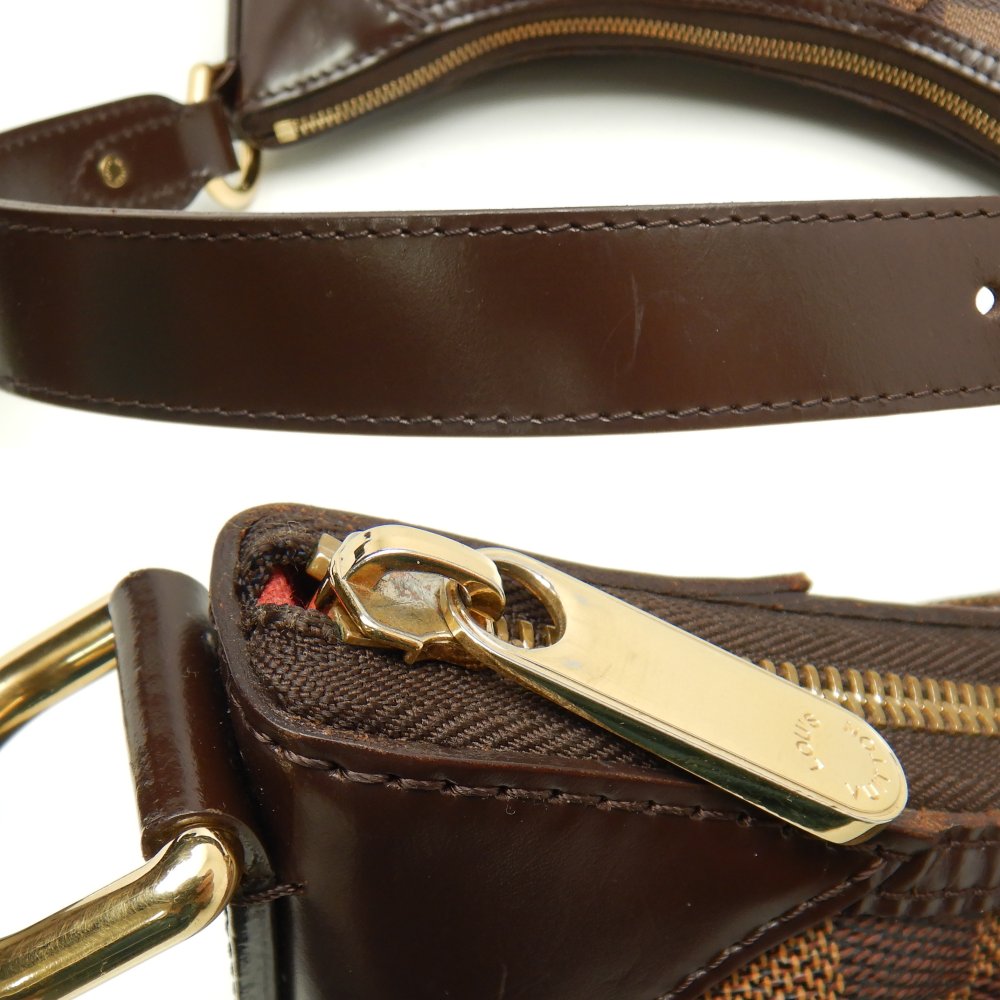 Louis Vuitton Damier Thames PM Ebene Shoulder Bag Brown