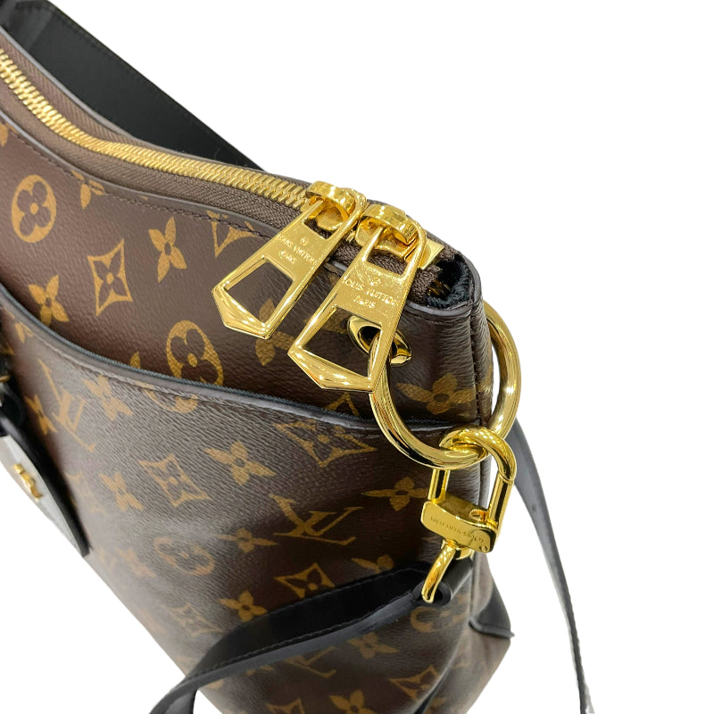 Louis Vuitton Odeon NM MM Brown Black Shoulder Bag
