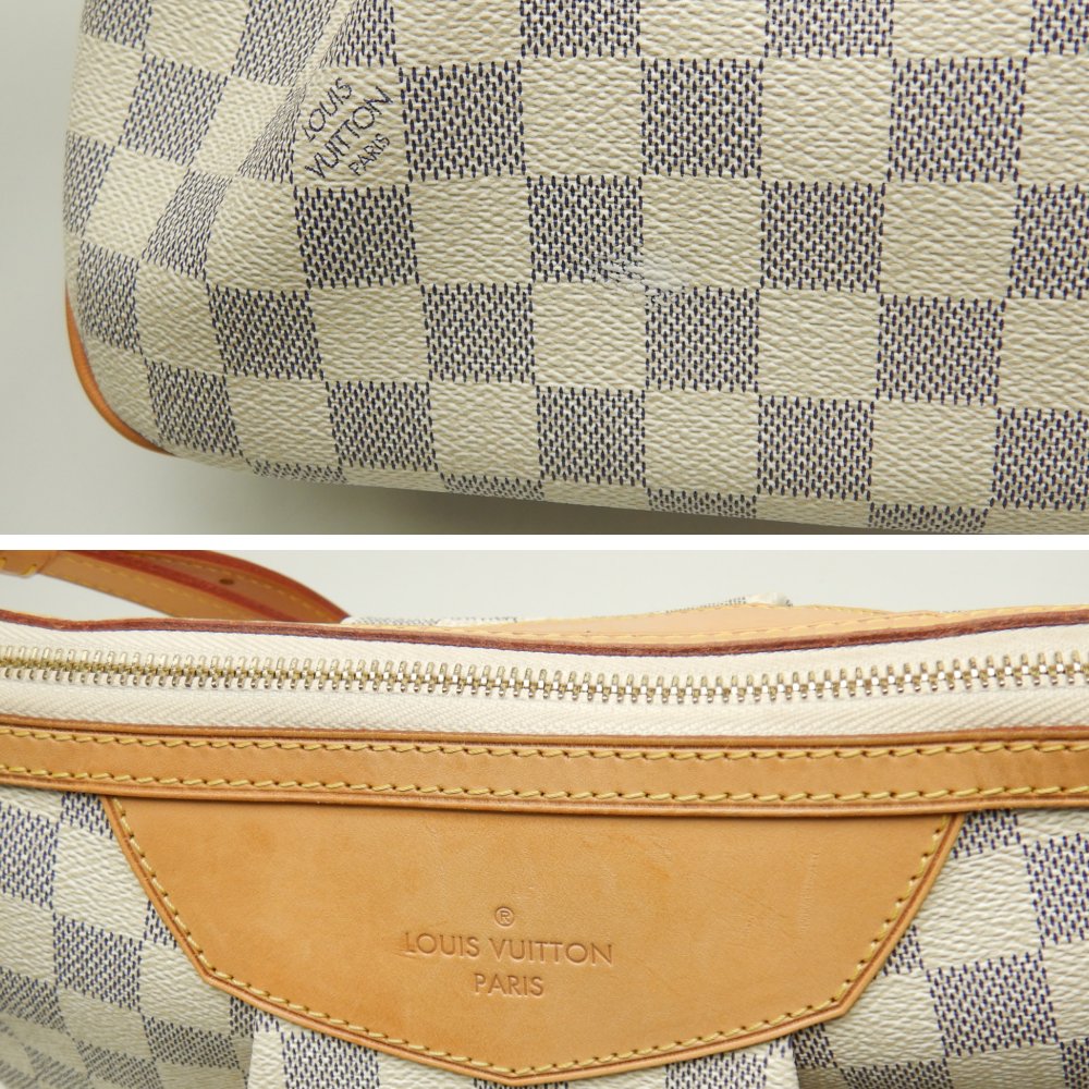 Louis Vuitton Damier Azur Siracusa PM Diagonal Shoulder