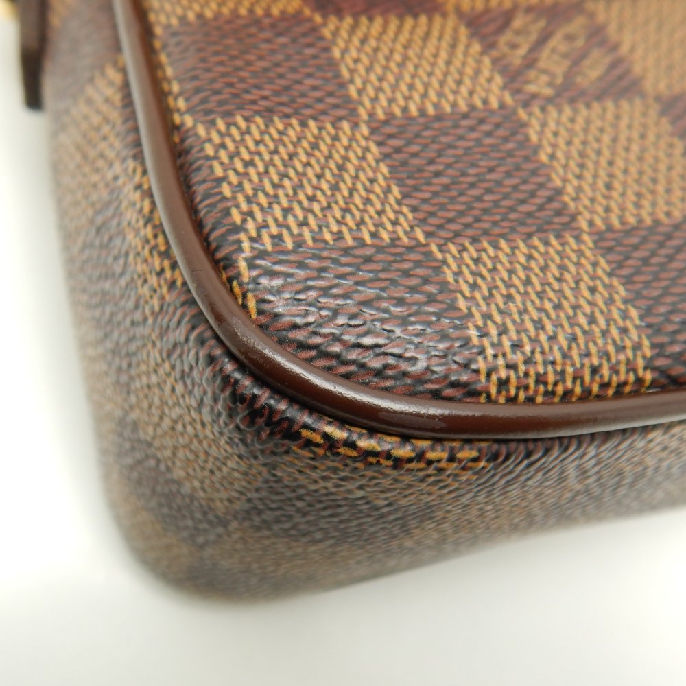 Louis Vuitton Damier Recoleta Ebene Handbag Brown