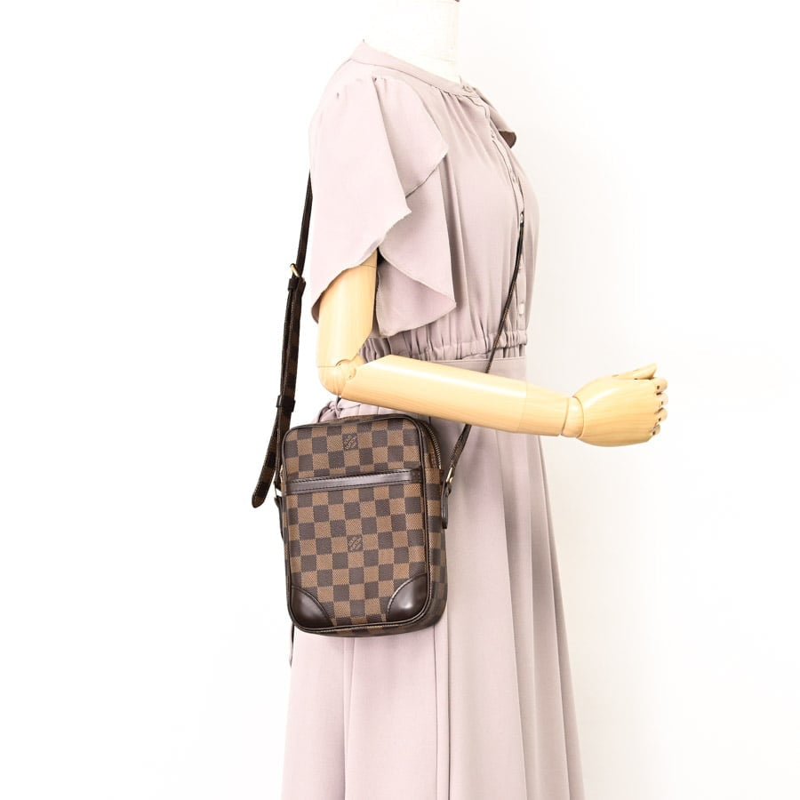 Louis Vuitton Danube Shoulder Bag Damier Brown